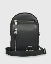Load image into Gallery viewer, KARL LAGERFELD 815904-990 BLACK CALF LEATHER CROSSBODY BAG