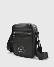 Load image into Gallery viewer, KARL LAGERFELD 815409-990 BLACK CALF LEATHER CROSSBODY BAG