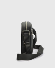 Load image into Gallery viewer, KARL LAGERFELD 815409-990 BLACK CALF LEATHER CROSSBODY BAG