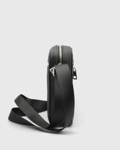 Load image into Gallery viewer, KARL LAGERFELD 815409-990 BLACK CALF LEATHER CROSSBODY BAG