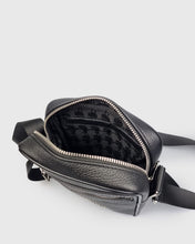 Load image into Gallery viewer, KARL LAGERFELD 815409-990 BLACK CALF LEATHER CROSSBODY BAG