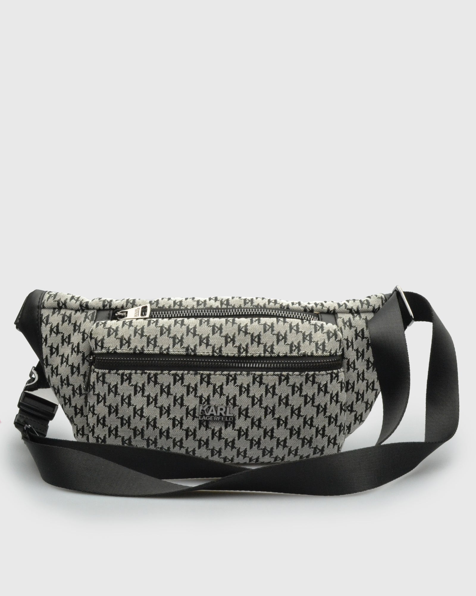 KARL LAGERFELD 805906-990 BLACK BELT SATCHEL