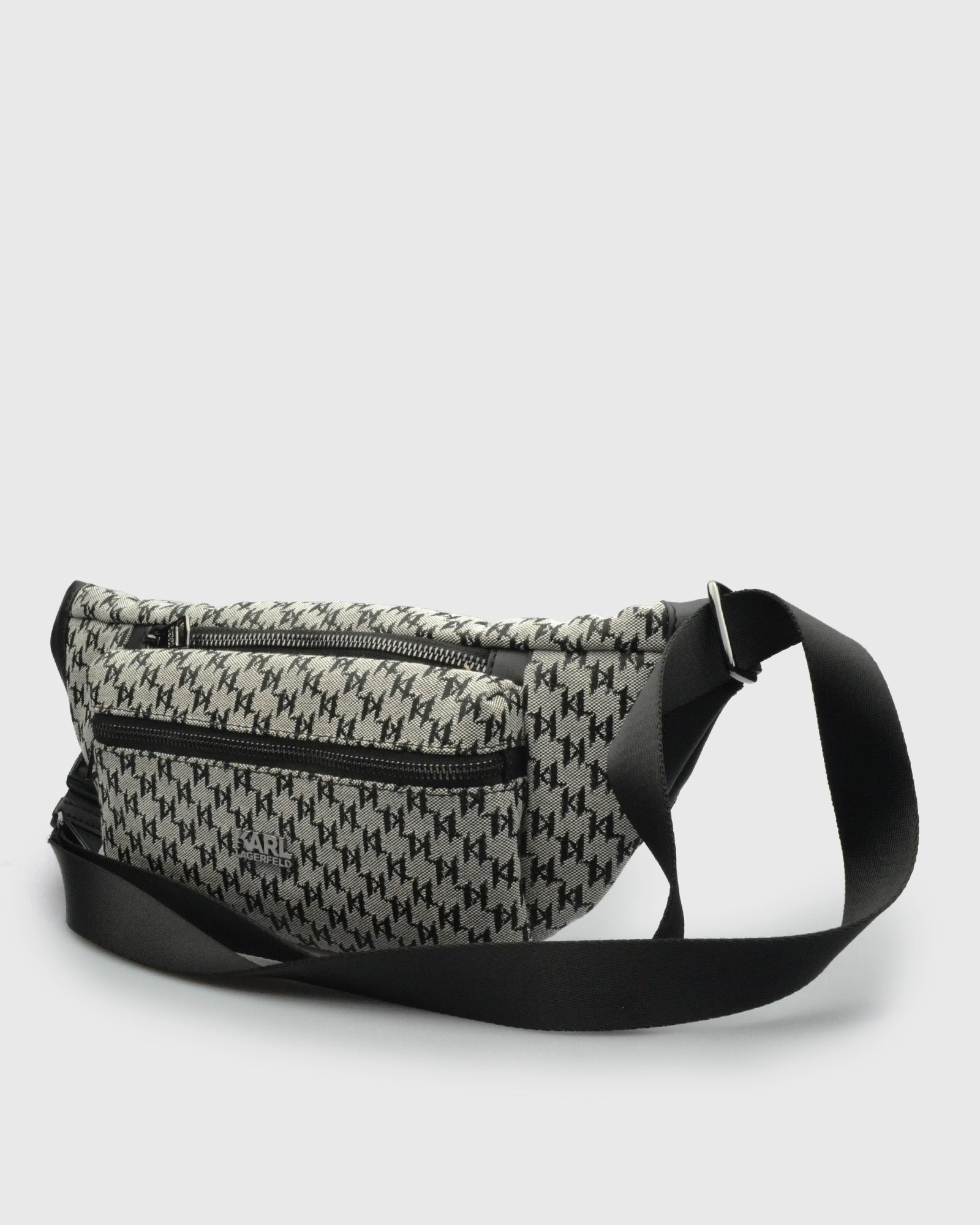 KARL LAGERFELD 805906-990 BLACK BELT SATCHEL