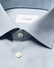 Load image into Gallery viewer, ETON 10001345925 BLUE MICRO TEXTURE TWILL SLIM SHIRT
