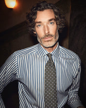 Load image into Gallery viewer, ETON 10000387427 D-BLUE STRIPE TWILL SLIM SC SHIRT