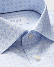 Load image into Gallery viewer, ETON 10000039725 BLUE SLIM SINGLE CUFF SHIRT