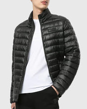Load image into Gallery viewer, KARL LAGERFELD 505090 GUNMETAL PUFFER JACKET