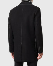 Load image into Gallery viewer, KARL LAGERFELD 502580 BLACK OVERCOAT