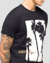 Load image into Gallery viewer, REPLAY M37342660 BLACK CREW T-SHIRT