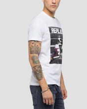 Load image into Gallery viewer, REPLAY M37302660 HELMET WHITE CREW T-SHIRT