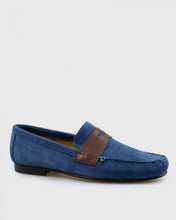 Load image into Gallery viewer, VINCENT & FRANKS VF64_7 BLUE SUEDE LOAFER