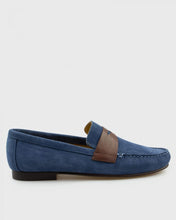 Load image into Gallery viewer, VINCENT & FRANKS VF64_7 BLUE SUEDE LOAFER
