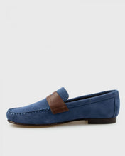 Load image into Gallery viewer, VINCENT & FRANKS VF64_7 BLUE SUEDE LOAFER