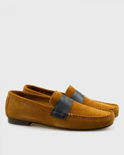 Load image into Gallery viewer, VINCENT & FRANKS VF64ANTI_ AZUL SUEDE LOAFER