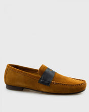 Load image into Gallery viewer, VINCENT & FRANKS VF64ANTI_ AZUL SUEDE LOAFER