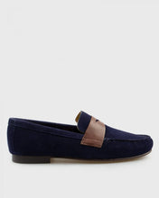 Load image into Gallery viewer, VINCENT & FRANKS VF64_8 NAVY SUEDE LOAFER