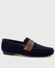 Load image into Gallery viewer, VINCENT & FRANKS VF64_8 NAVY SUEDE LOAFER