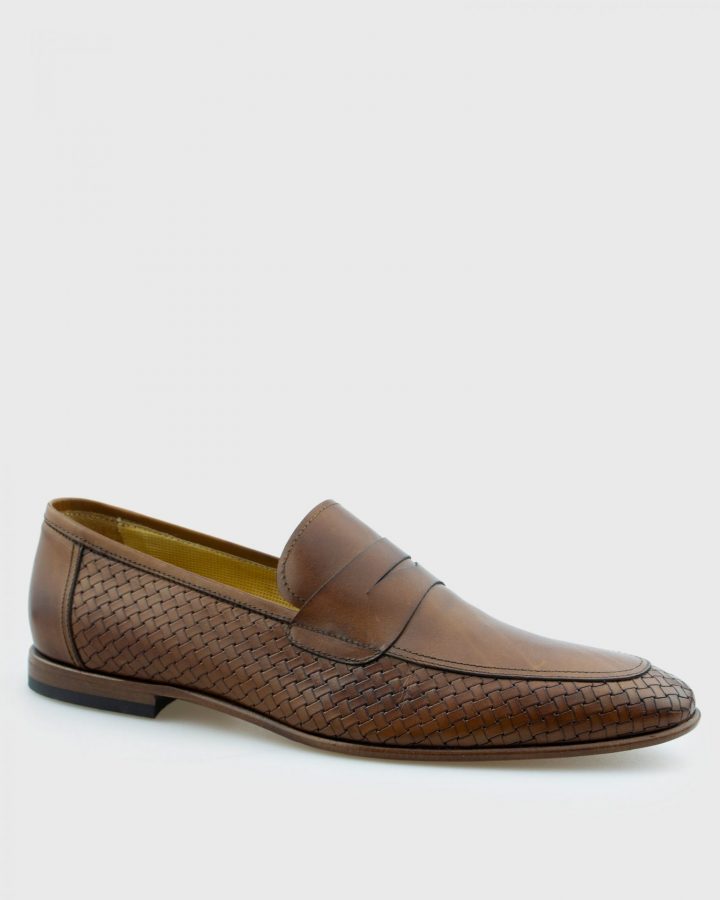 VINCENT & FRANKS YDOC TAN BSKT LOAFER