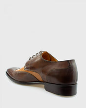Load image into Gallery viewer, IMASCI 8450VIT BRANDY TWO TONE DERBY SHOE