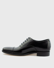 Load image into Gallery viewer, LOAKE SMITH BLACK POLISHED GOODYEAR WELTED OXFORD SHOE