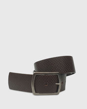 Load image into Gallery viewer, VINCENT & FRANKS / ROUGE 622A ITA BROWN PERFORATED LEATHER BELT