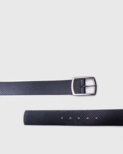 Load image into Gallery viewer, VINCENT & FRANKS / ROUGE 622A ITA BLACK PERFORATED LEATHER BELT