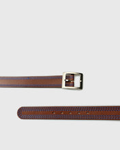 Load image into Gallery viewer, VINCENT& FRANKS / ROUGE 693 ITA ST TAN LEATHER BELT