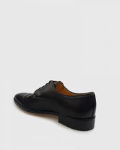 Load image into Gallery viewer, IMASCHI W203371 DERBY LACE TOE CAP BLACK SHOE