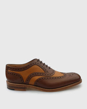 Load image into Gallery viewer, LOAKE TARANTULA BROWN-TAN GOOD YEAR WELTED BROGUE SHOES