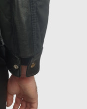 Load image into Gallery viewer, VINCENT & FRANKS W19VFQLT QUILTED BLACK BIKER JACKET