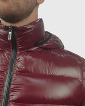 Load image into Gallery viewer, KARL LAGERFELD 505032-592532 WINE DUCK DOWN PUFFER JACKET
