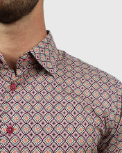 Load image into Gallery viewer, VINCENT & FRANKS S183638122A FUCHSIA LIBERTY PRINT SLIM SC SHIRT
