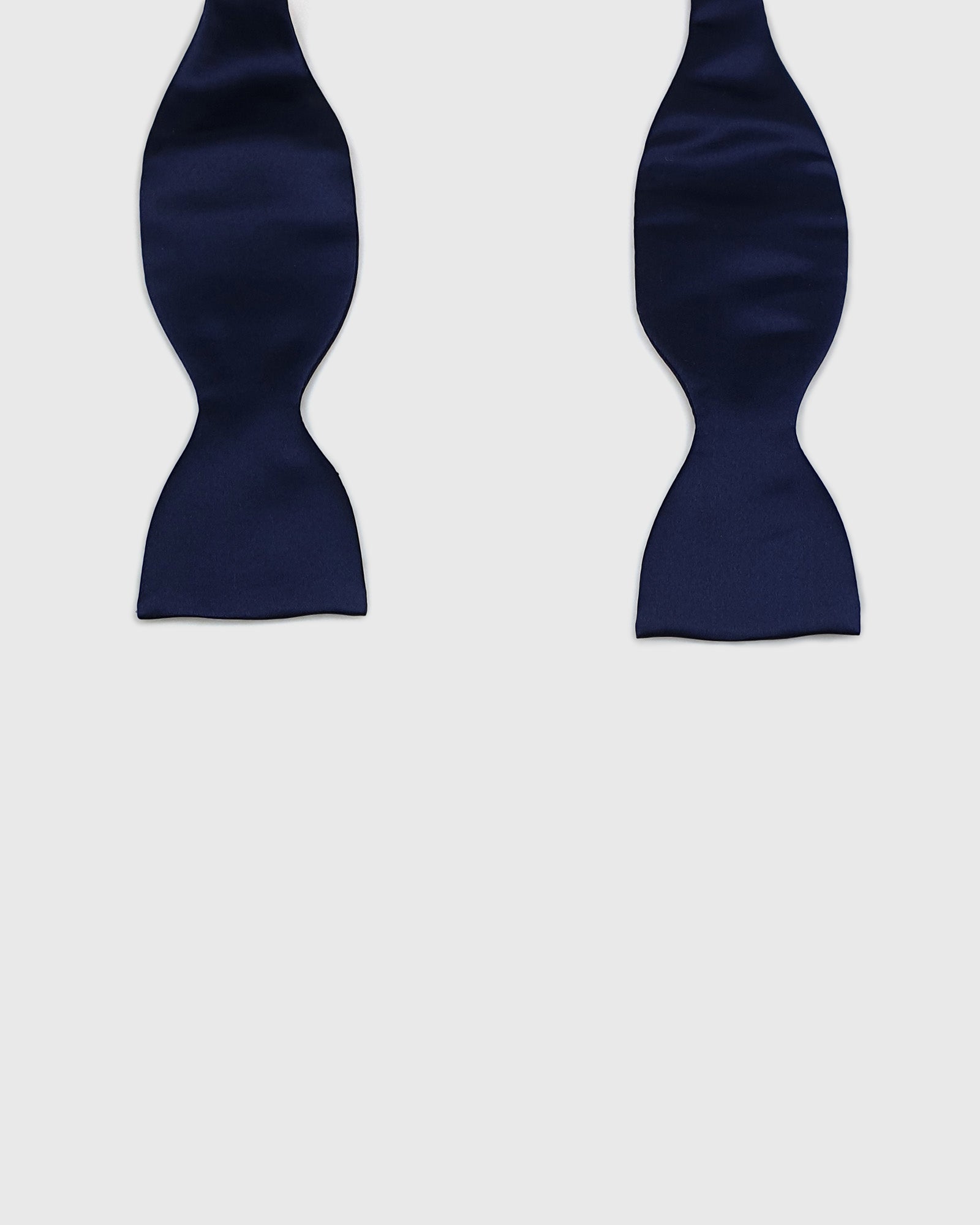 FRANCESCO TOME TYOFT-11 SELF TIE PLAIN NAVY SILK BOW