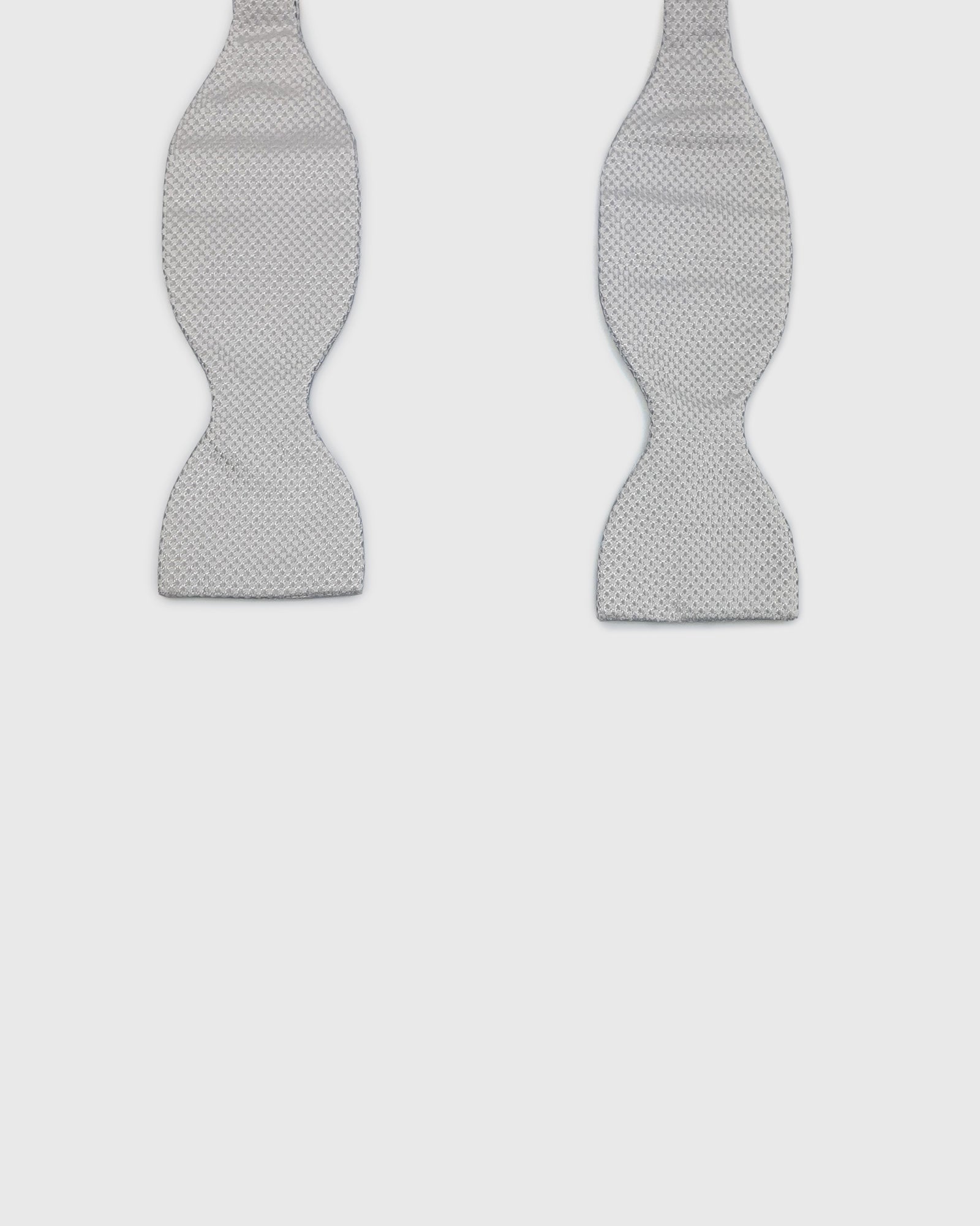 FRANCESCO TOME TYOFT-22 SELF TIE BOBBY GREY SILK BOW