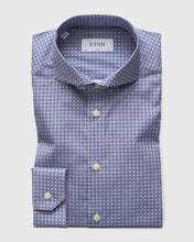Load image into Gallery viewer, ETON 27657351123 NAVY GEO PRINT SLIM SC SHIRT