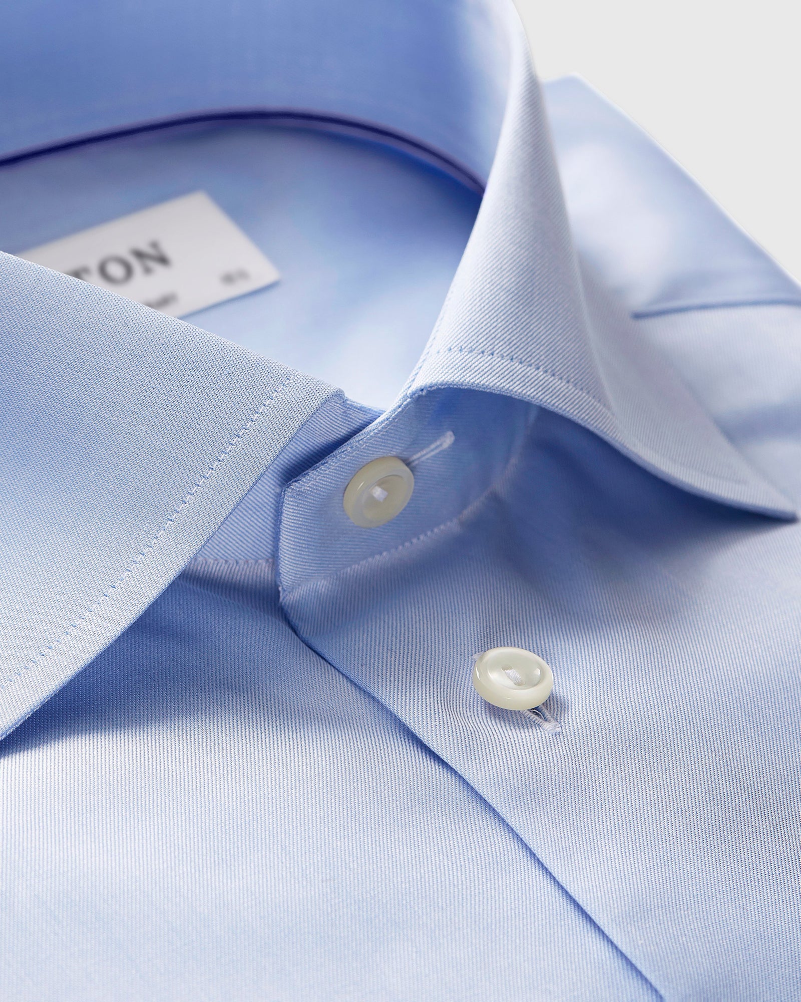 ETON 30007931121 BLUE SIGNATURE TWILL CONTEMPORARY SC SHIRT