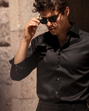 Load image into Gallery viewer, ETON 30007931118 BLACK SIGNATURE TWILL CONTEMPORARY SC SHIRT