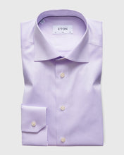 Load image into Gallery viewer, ETON 30007951174 PURPLE SIGNATURE TWILL SLIM SINGLE CUFF SHIRT