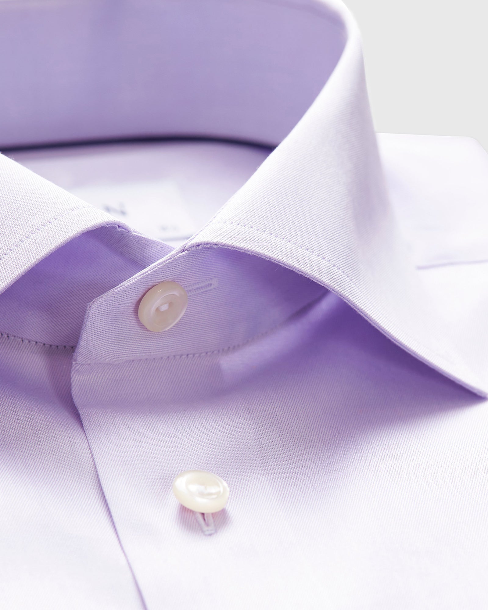 ETON 30007951174 PURPLE SIGNATURE TWILL SLIM SINGLE CUFF SHIRT
