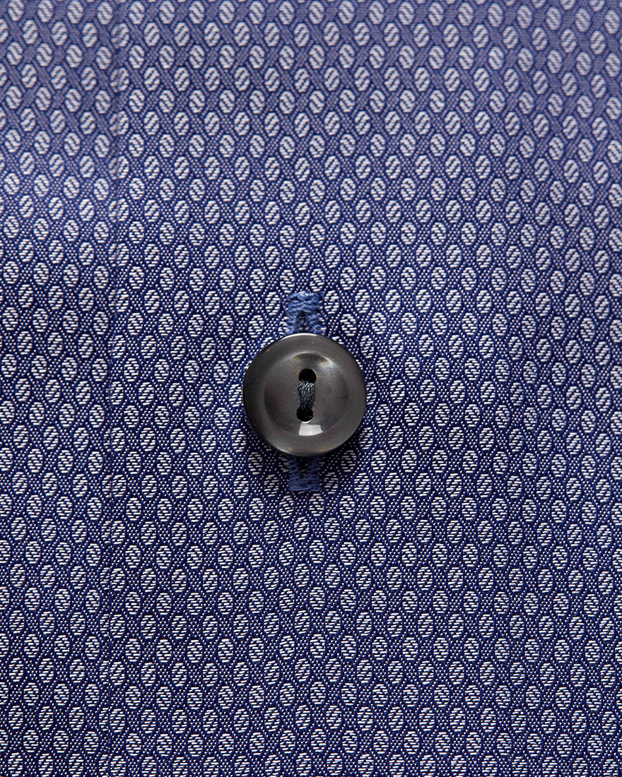 ETON 34457351129 BLUE SLIM SC SHIRT