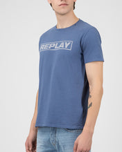 Load image into Gallery viewer, REPLAY M37632660 BLUE CREW T-SHIRT