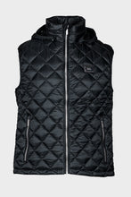 Load image into Gallery viewer, KARL LAGERFELD 505025 BLACK HOODED VEST