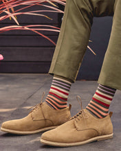 Load image into Gallery viewer, PANTHERELLA 535446 TURQ MULTI STRIPE SOCKS