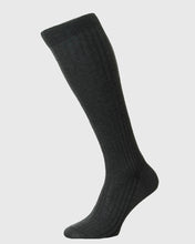 Load image into Gallery viewer, PANTHERELLA 5614S PAN DK GREY SOCKS
