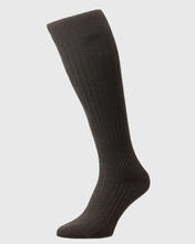 Load image into Gallery viewer, PANTHERELLA 5614S PAN DK BROWN SOCKS