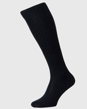 Load image into Gallery viewer, PANTHERELLA 5614 PAN NAVY SOCKS
