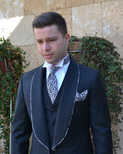 Load image into Gallery viewer, ROUGE SYDNEY SS19-ROU9 BLACK TANA LAWN LIBERTY TIE