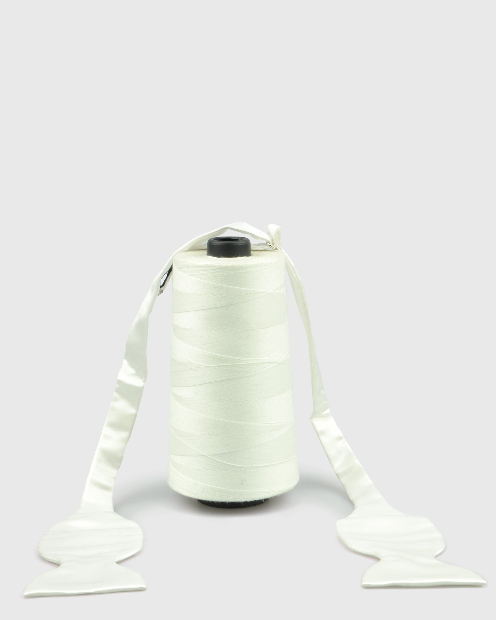 FRANCESCO TOME TYOFT-2 SELF TIE PLAIN MILK SILK BOW