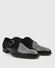 Load image into Gallery viewer, VINCENT & FRANKS VFW23MS BLACK SHINY PATENT MONK STRAP SHOE