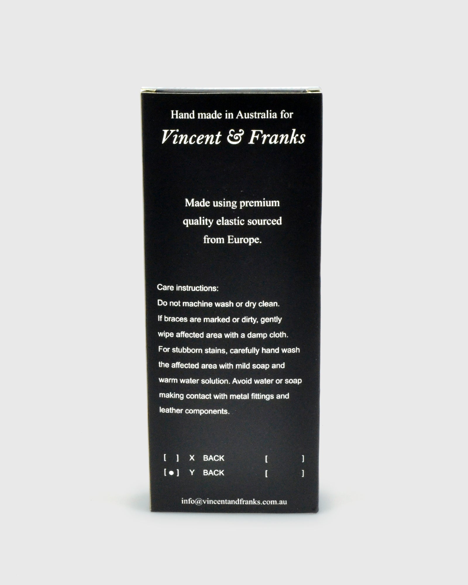BRACES VF06F-35 BYB PL Y-BACK WINE